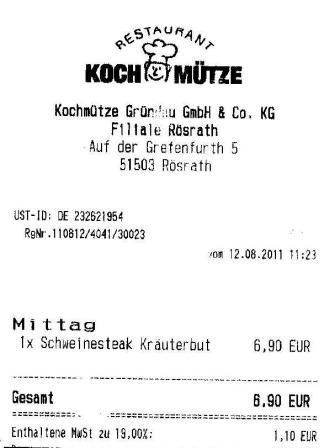 twst Hffner Kochmtze Restaurant